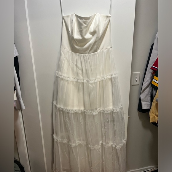 French Connection Whisper Strappy Toole Dress size 6 - Picture 4 of 5